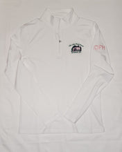 Load image into Gallery viewer, Women&#39;s White 1/4 Zip- Tasc
